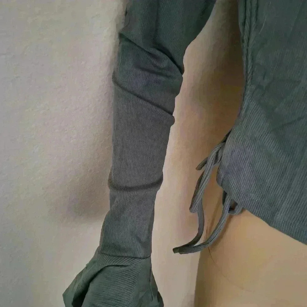 TEE RIBBED CROP - Picture 6 of 7
